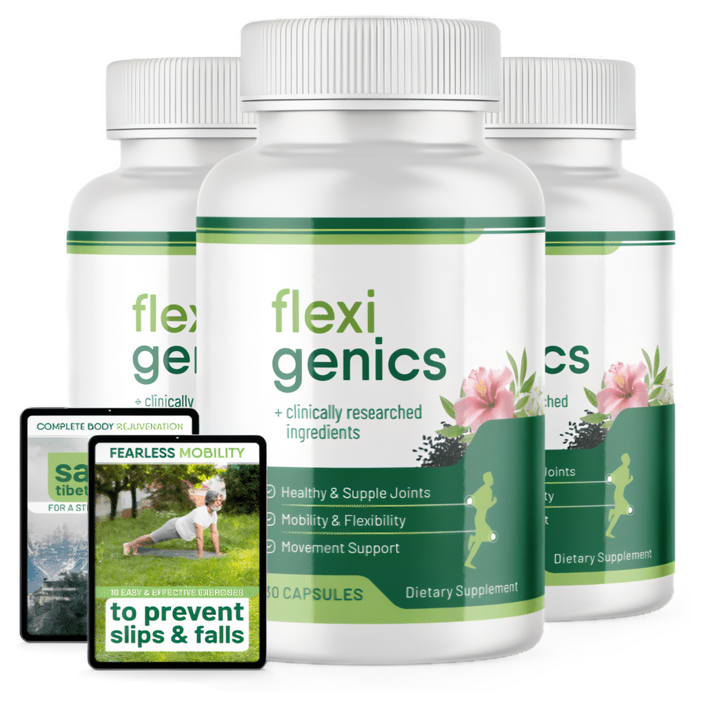 Flexigenics - 3 Bottles + 2  Ebooks