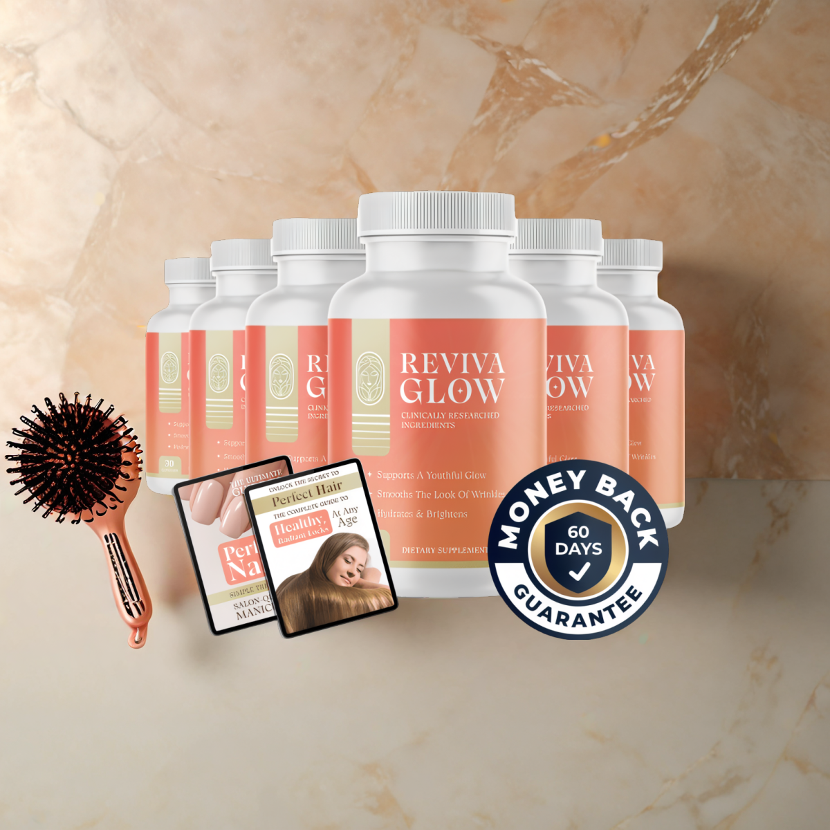 Reviva Glow - 6 Bottles + 2  Ebooks